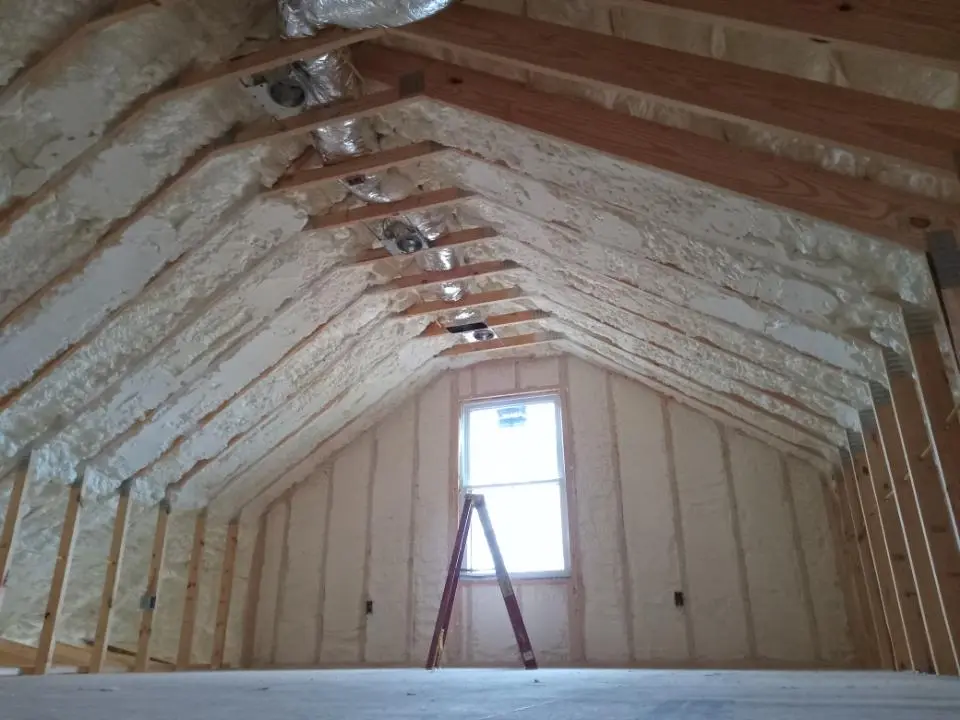 Spray foam roofing application for Crawl Space Insulation project in Palmer Town